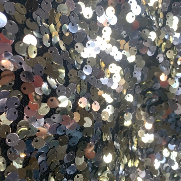 Sequin dress, gold and silver - Picture 4 of 5